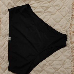 Cupshe Black Bikini Bottom Women's Size XXL Hi-Cut NWOT